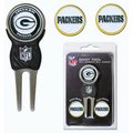 Team Golf Green Bay Packers Golf Divot Tool with 3 Markers 3755631045